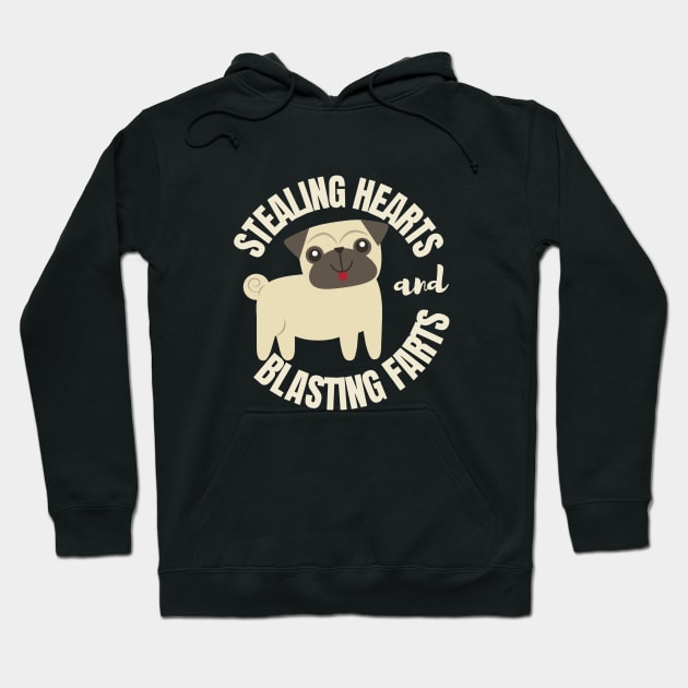 Stealing hearts and blasting farts Hoodie by AndArte